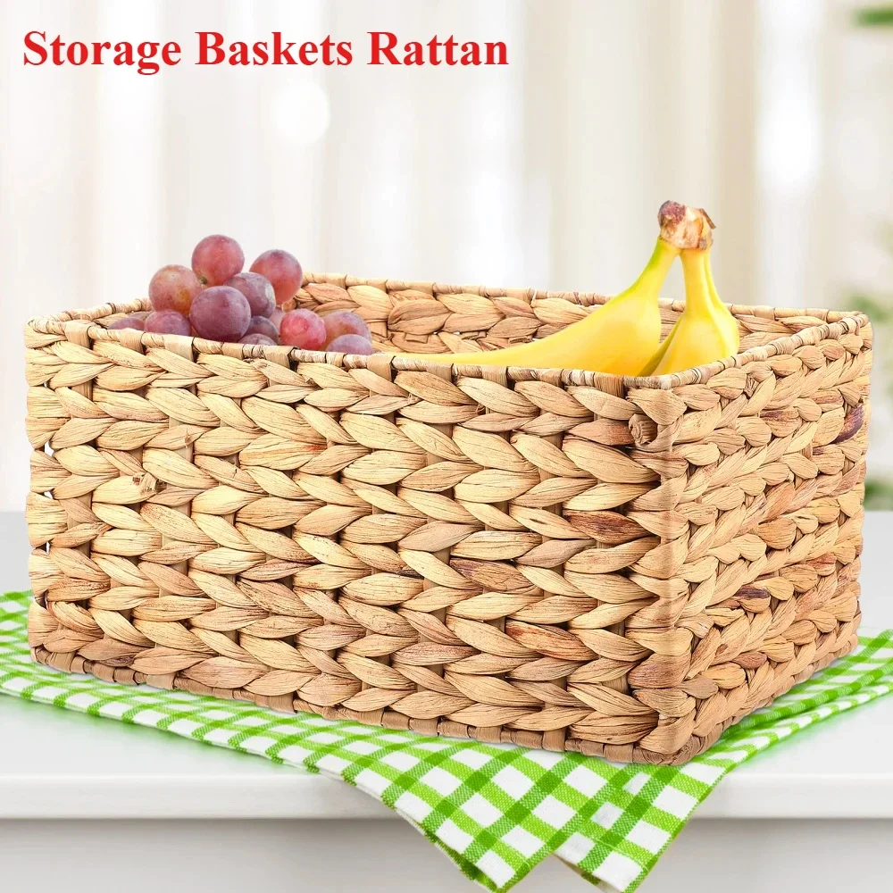 15 дюймов корзины для хранения из ротанга кухонные миски с фруктами грибные