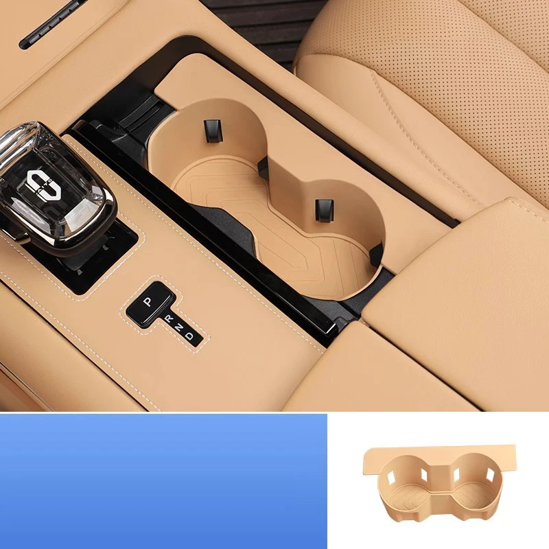 

Для Aito M7 2024 2023 Стайлинг автомобиля центральное управление чашка для воды Подушка Коробка для хранения мягкий резиновый держатель чашки интерьерные автомобильные аксессуары