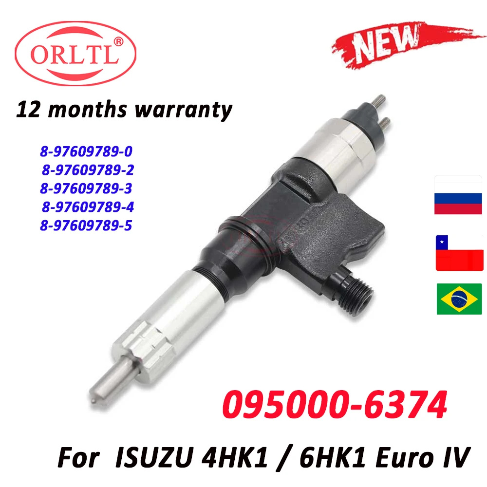 ORLTL Топливная форсунка 095000-6373 095000-6374 095000-6375 095000-6376 Форсунка дизельного инжектора