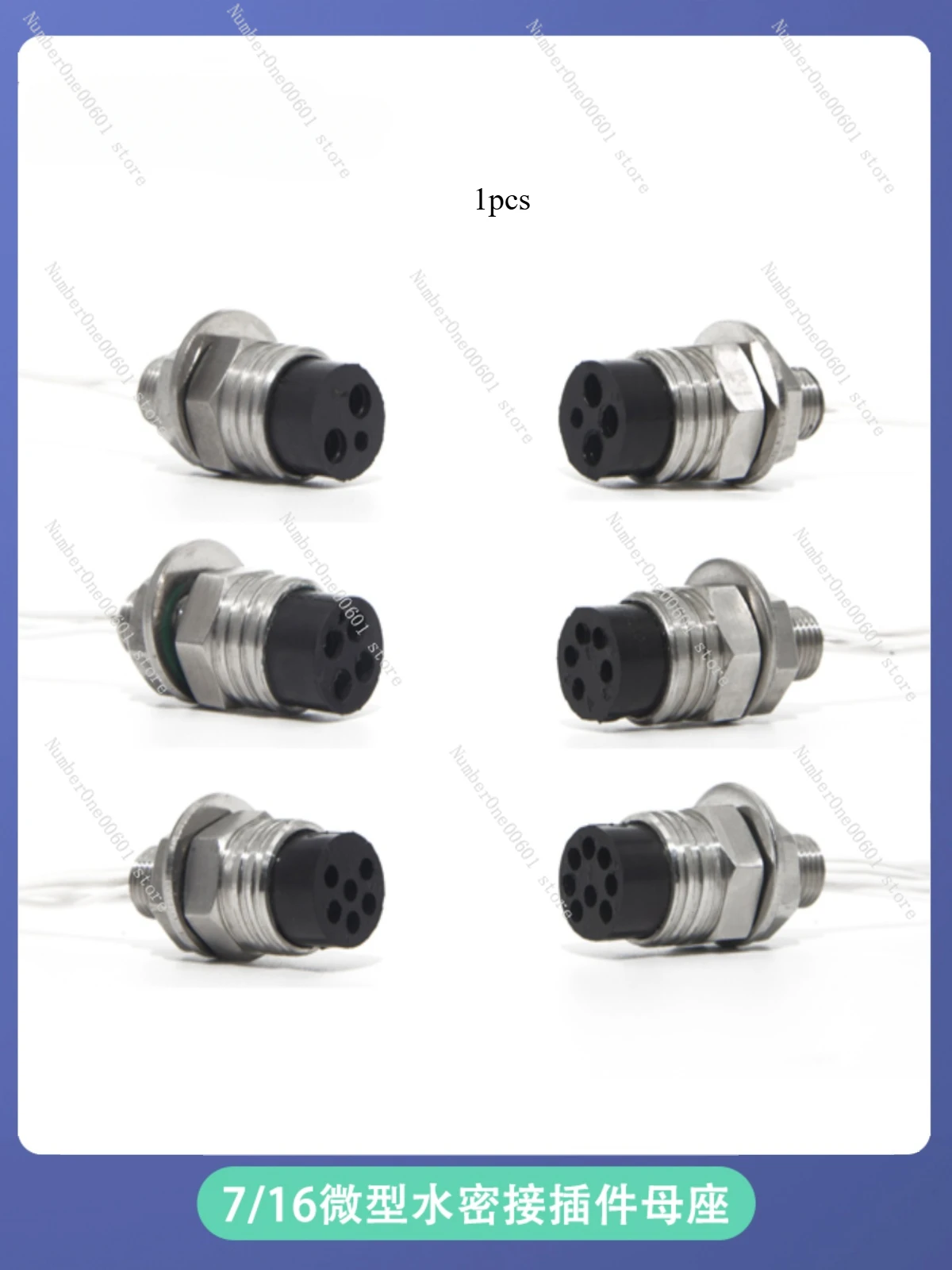 Разъем для глубокой воды микроводная плотная розетка ROV водонепроницаемая