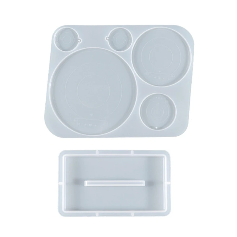 

Silicone Epoxy Resin Casting Mold Coaster Mold Round Shape Jewelry Making Mould