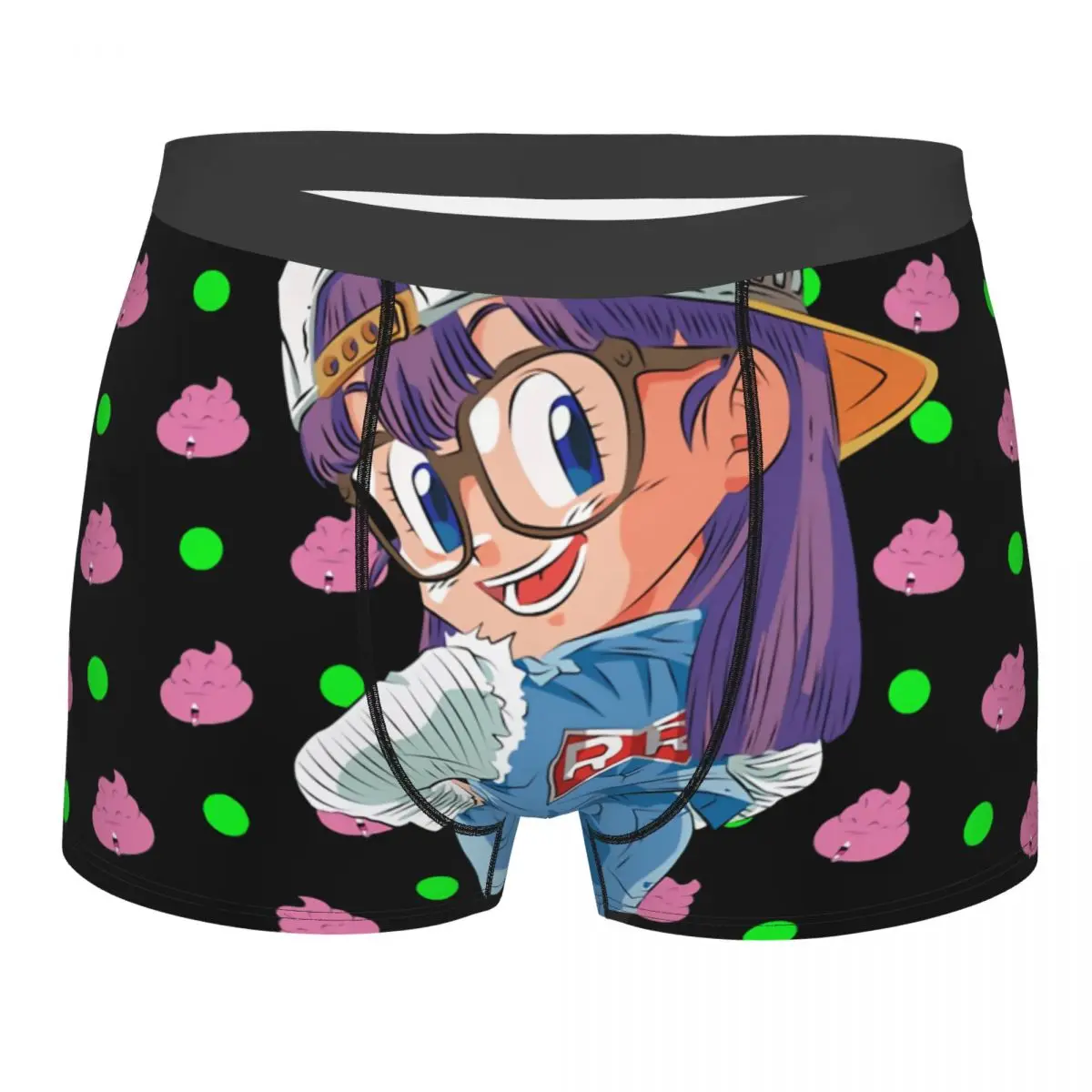 

Norimaki Arale мужские боксеры нижнее белье Dr Slump, очень дышащие высококачественные сексуальные шорты, идея для подарка
