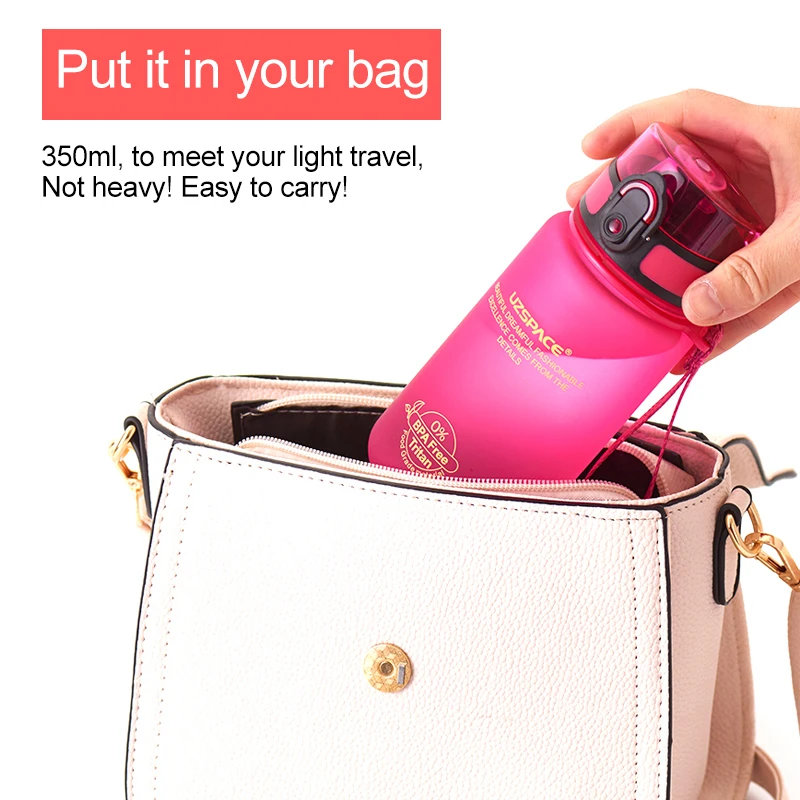 

New 350ML Sport Water bottle BPA Free Kids Lovely Shaker Drink My Bottle Portable leakproof Ecofriendly Tritan Plastic Drinkware