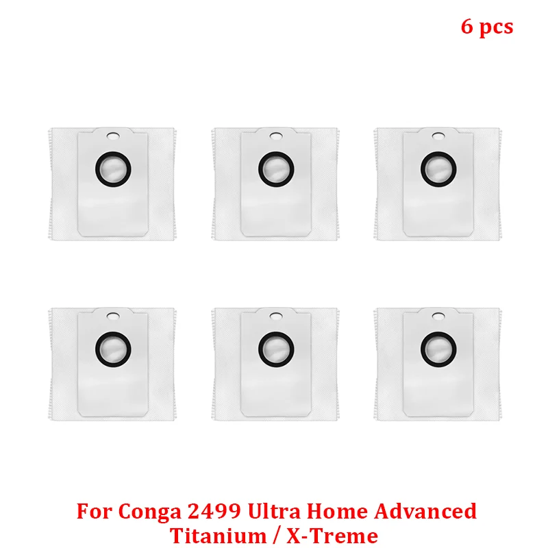 

Замена для Cecotec Conga 2499) Ultra Home Titanium SmartGyro R80, детали робота, основная боковая щетка, фильтр, швабра, тканевый мешок для пыли