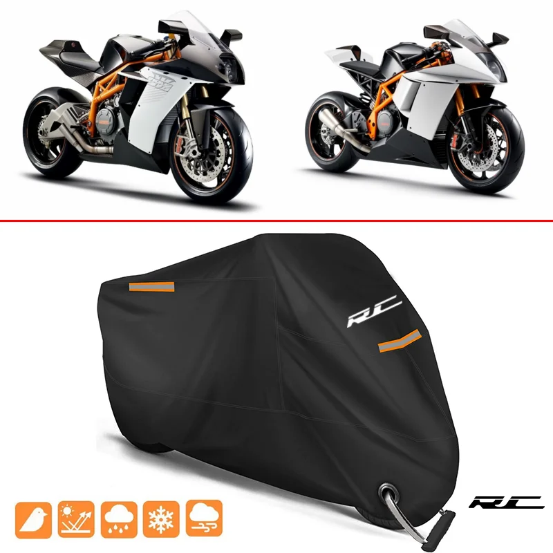 

For KTM RC 125 200 250 390 rc390 2014 2015 2016-2018 Motorcycle Cover Outdoor Waterproof Uv Protector Dustproof Rain Covers