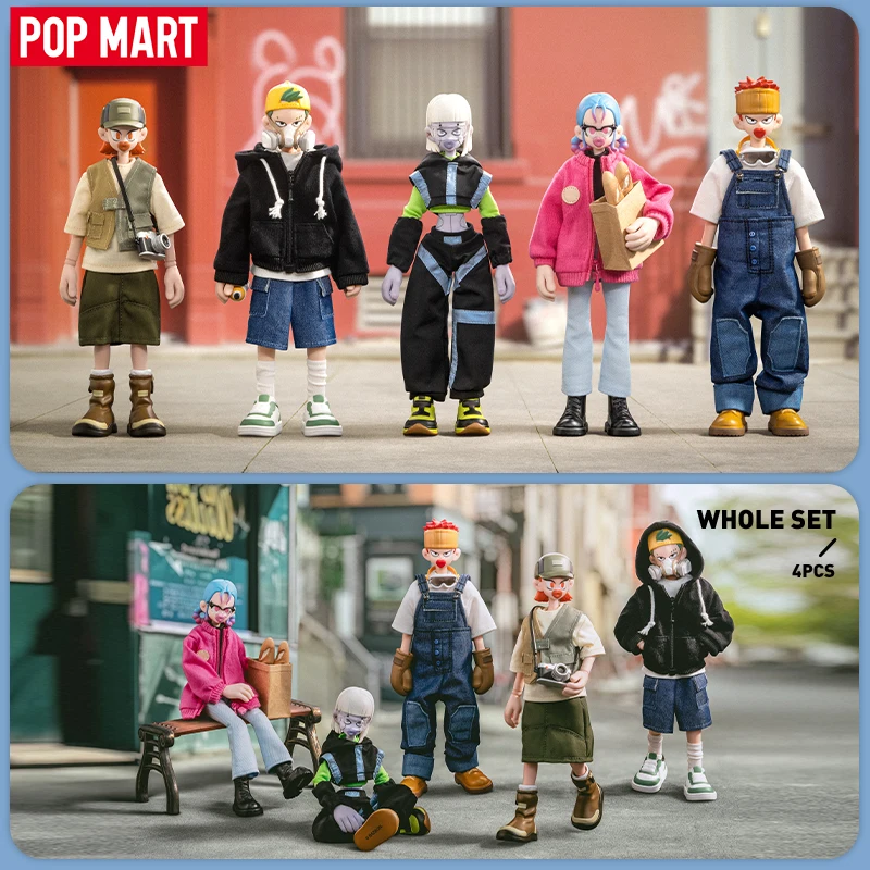 POP MART BAZBON Label Plan Series 1/8 Фигурка ограниченного выпуска 1 шт./4 шт. слепых коробок