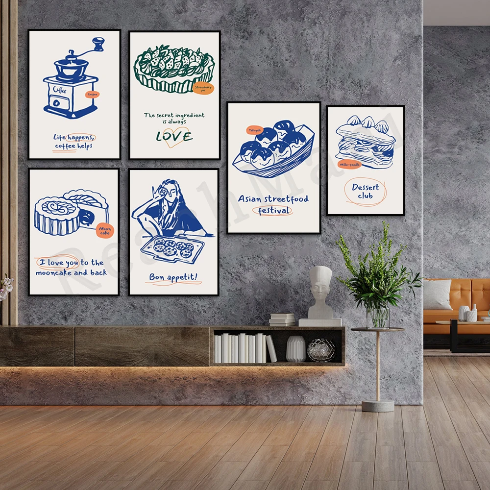 

Enjoy Life It is Delicious Quote - Kitchen and Dining Print - Food and Beverage - Wall Decor