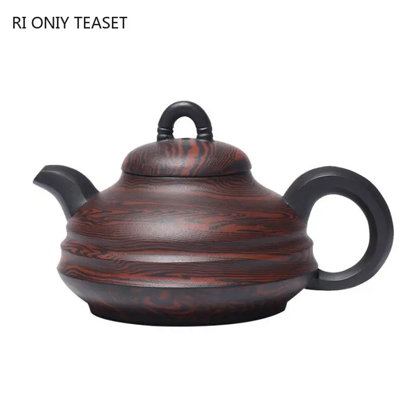 

280ml Yixing Famous Raw Ore Purple Clay Teapots Handmade Tea Pot Tradition Old Purple Mud Kettle Chinese Authentic Zisha Tea Set