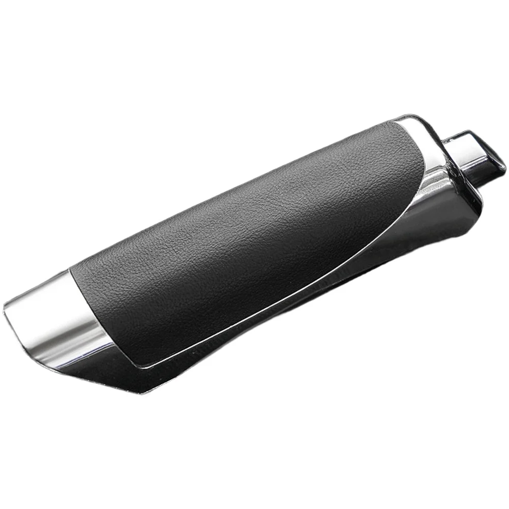 

Кожаный чехол ручного тормоза с текстурой из АБС-пластика и закругленными краями, предназначенный для лучшей ручки и защиты салона автомобиля.