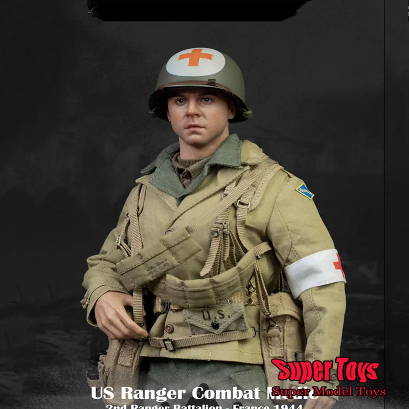 

In Stock Facepool figure FP010 1/6 Scale US Ranger Combat Medic Military War 12Inch Male Solider Action Figure Model Toys