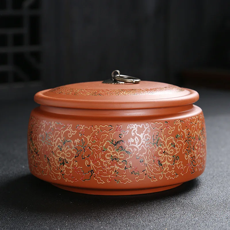 Керамическая банка для хранения герметичный чайный контейнер большого размера
