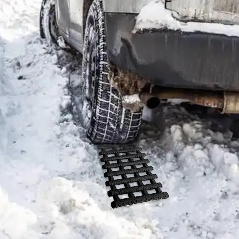 

Vehicle Snow Escape Tracks Strong Load Bearing Carry Vehicles Weighing Up To 7 Tons Traction Aid For Off Road Mud Snow Ice Sand