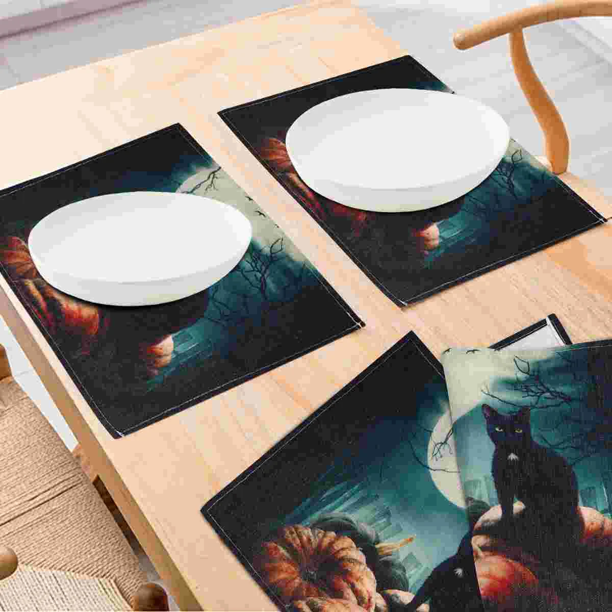 

1pc Placemat Linen Cotton Placemat Placemats Cup Mat Placemats