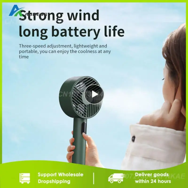 

Longer Service Life Air Cooler Portable Usb Handheld Fan Three Gears Adjustable Humidification Cooling Fans Summer Supplies