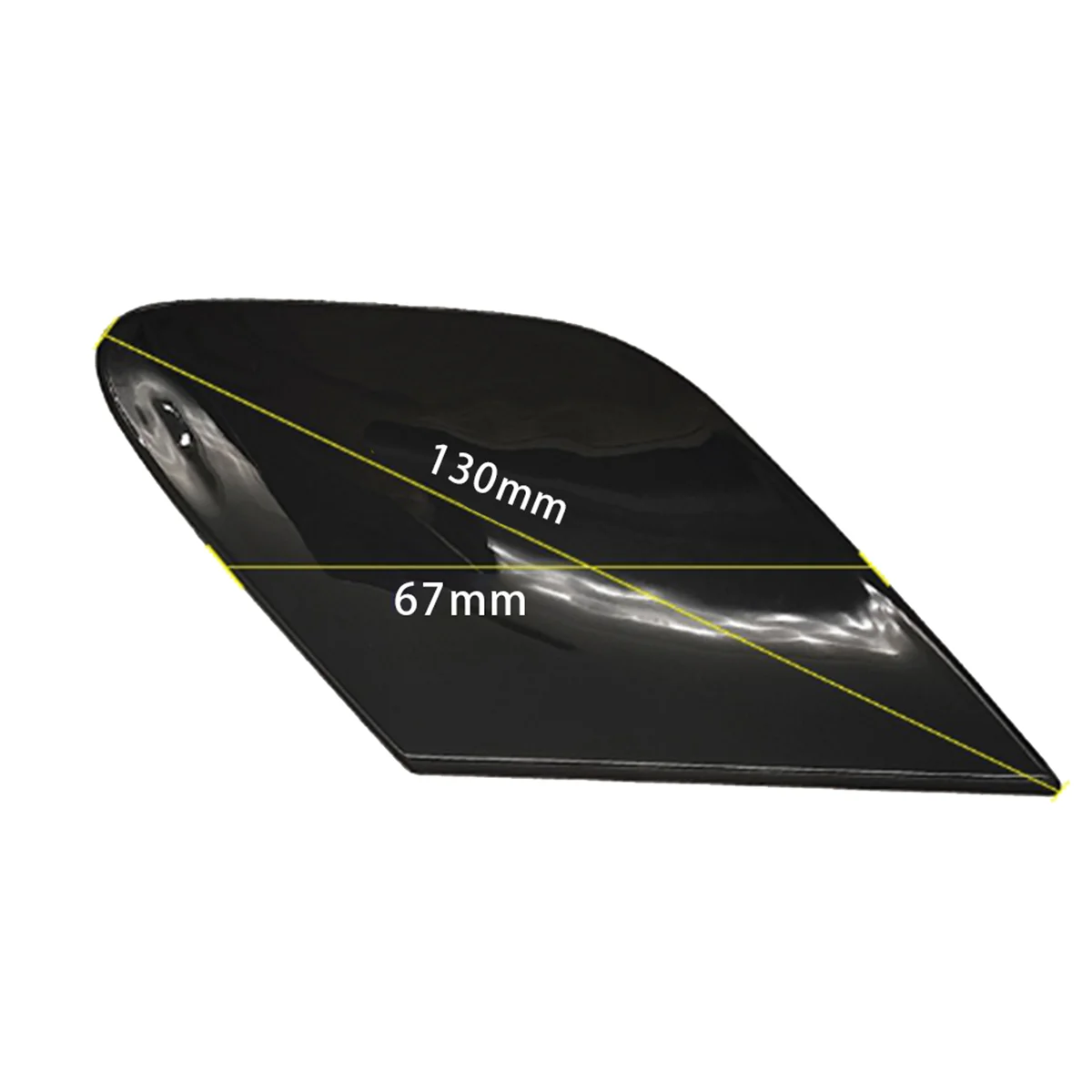 Передний правый бампер автомобиля крышка буксировочного крюка окрашенная