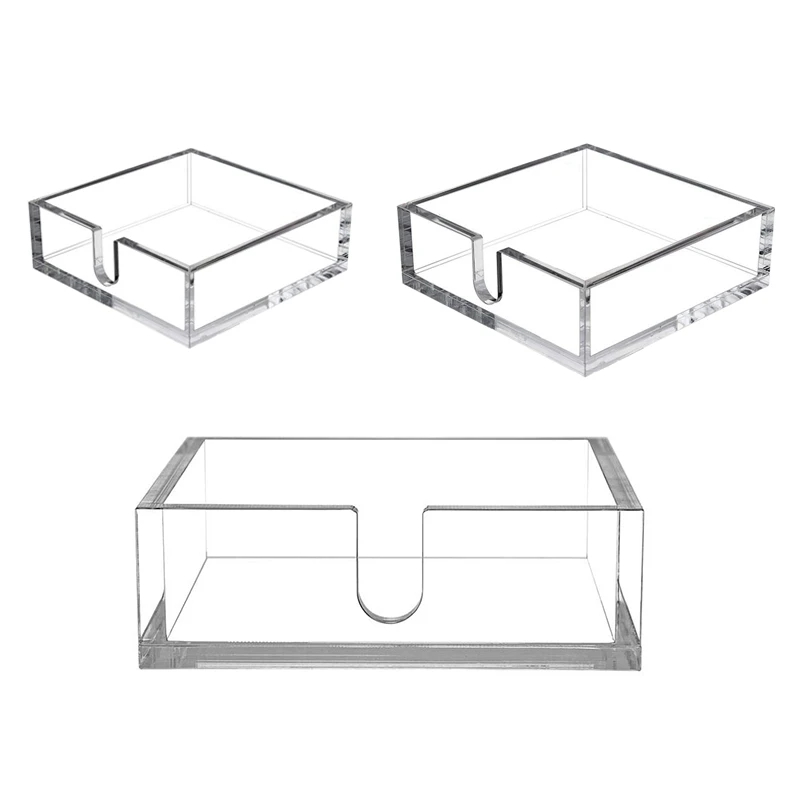 

Acrylic Towel Napkin Holder,Clear Bathroom Paper Hand Towels Storage Tray for Kitchen Or Dining Room