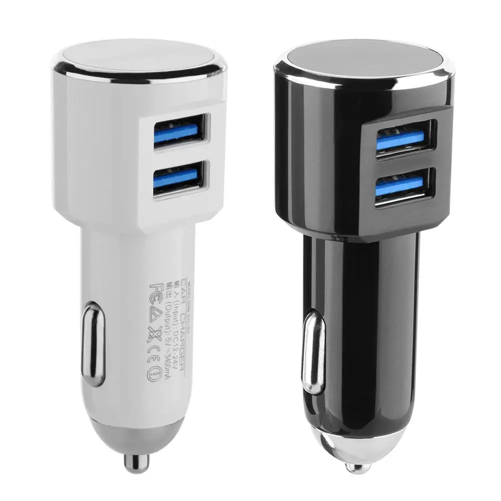 

Автомобильное зарядное устройство с 2 USB-портами, 5 В, а