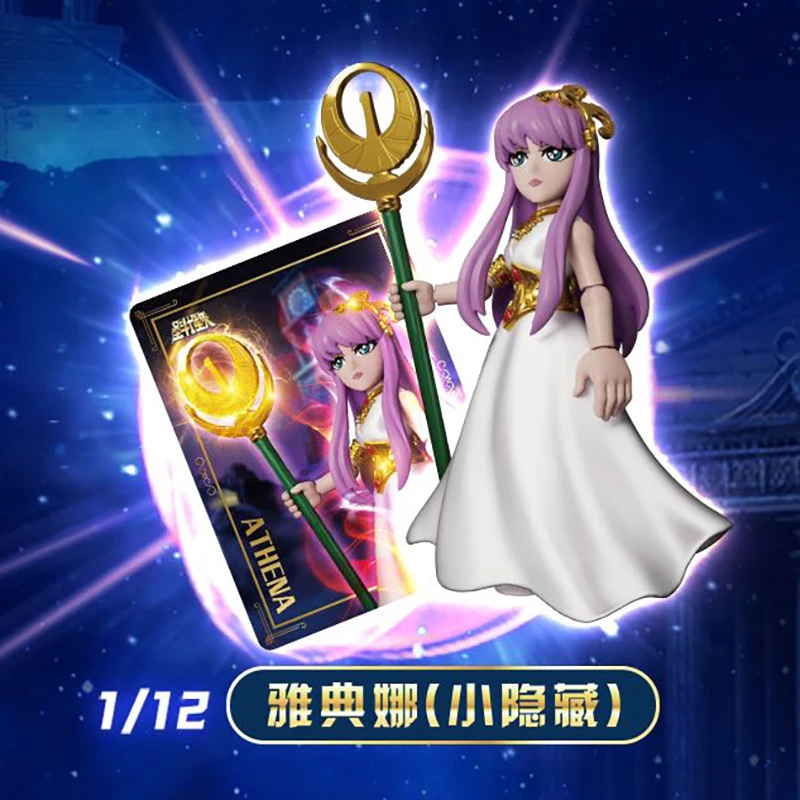 KAYOU Saint Seiya Card Фигурка Blockman Legend Of The Holy Land Афина Овен Лев Слепая коробка Фигурка Модель Кукла Игрушка (art.: 3920cc00d33be) - 3920cc00d33be