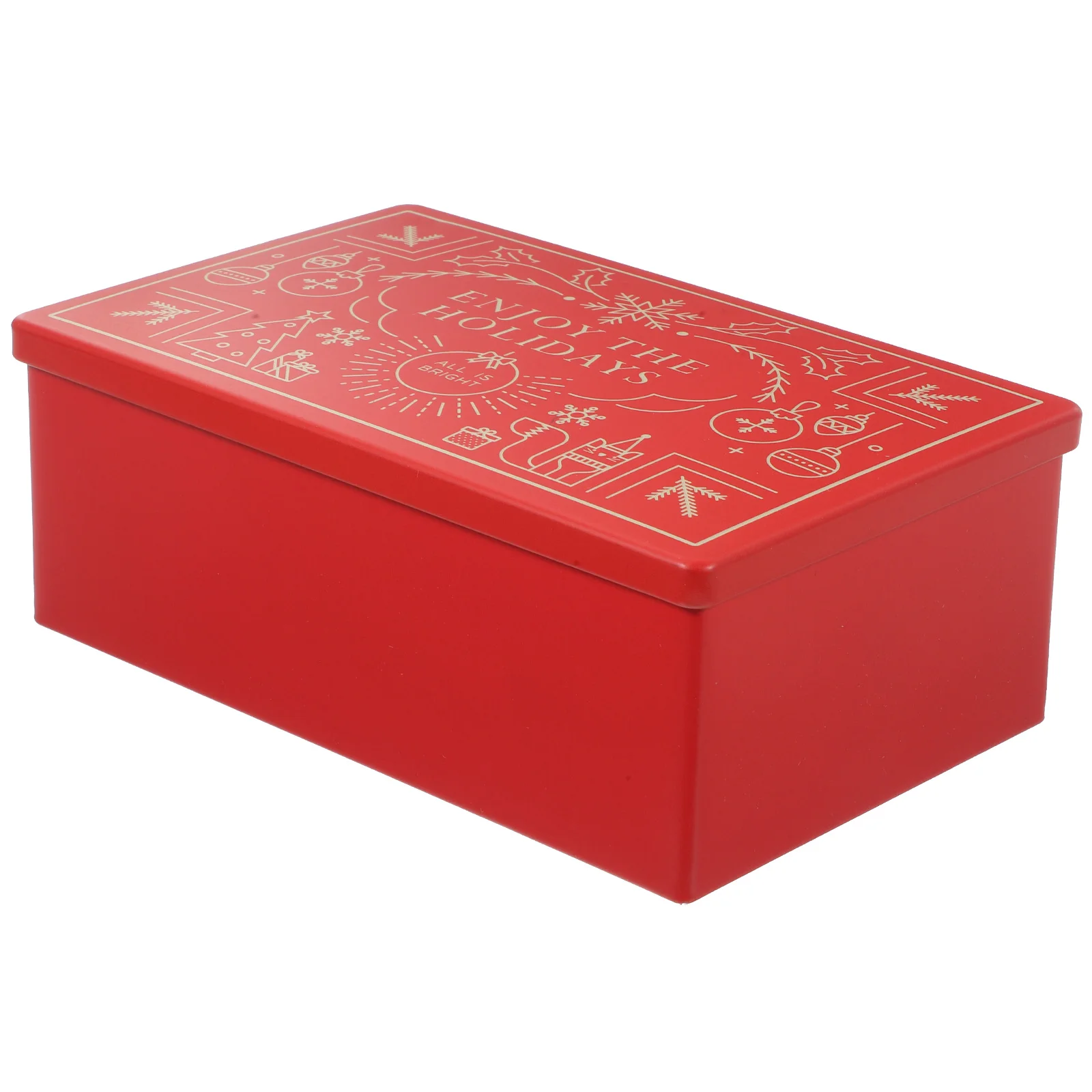 Christmas Themed Gift Storage Case Empty Christmas Candy Case Holiday Chocolate Storage Box