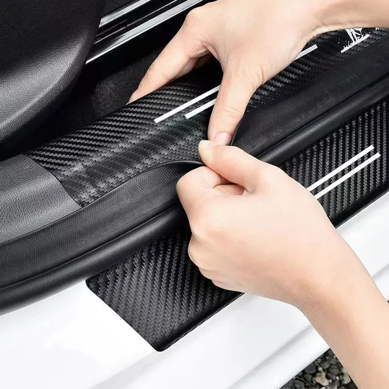 Фото Для Nissan Sentra авто защита порога SEAMETAL автомобильные наклейки защита края двери автомобильные аксессуары водонепроницаемая лента против царапин №3