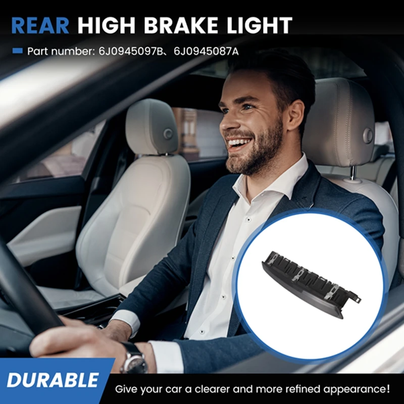 Задний высокий стоп-сигнал 3-й светодиодный светильник для Seat Ibiza Iv St Sportcoupe Leon 6J