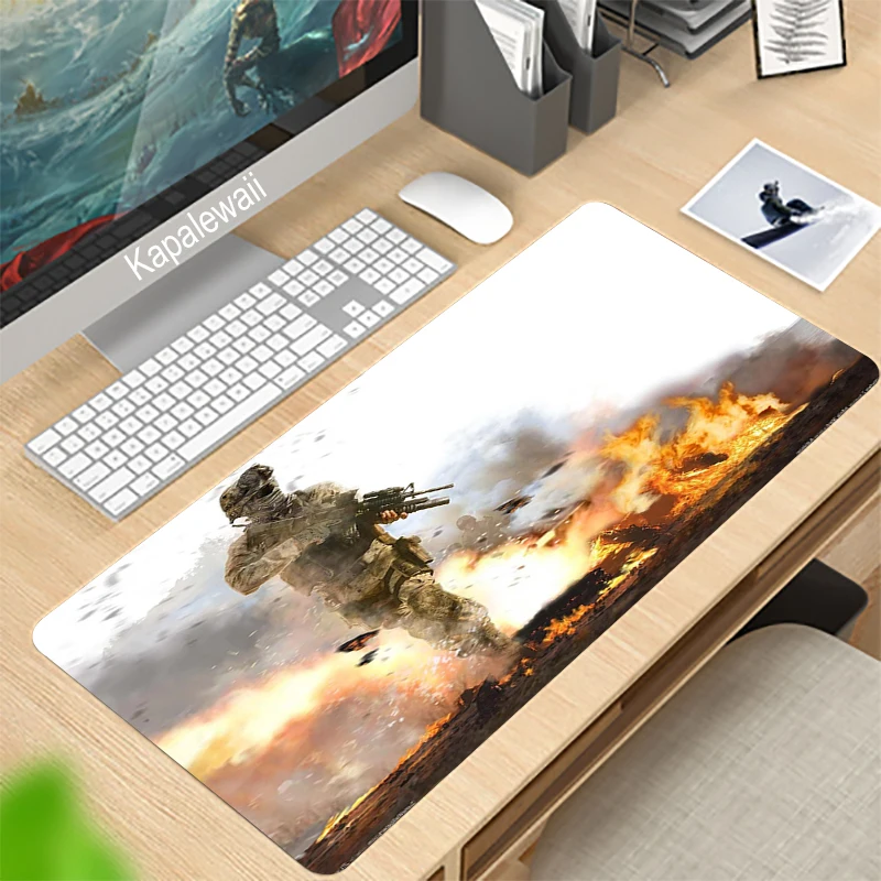 

90x40CM Large Call Of Duty Gaming Keyboard Mouse Pad Computer Gamer Tablet Desk Mousepad with Edge Locking Office Play Mice Mats