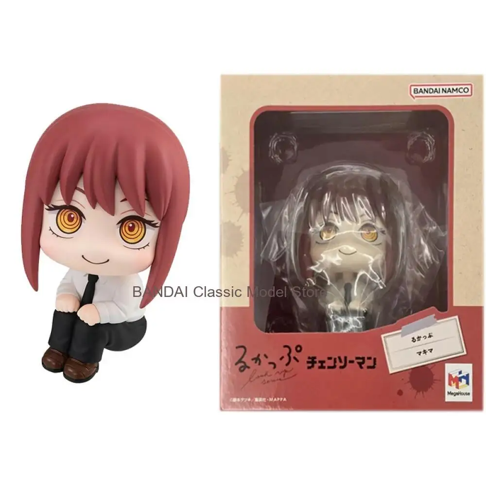 Фото Оригинальная фигурка MegaHouse Look up CHAINSAW MAN: Денджи, Пауэр, Хаякава Аки, Макима. Коллекционные фигурки-игрушки для детей, подарки, модели. №2
