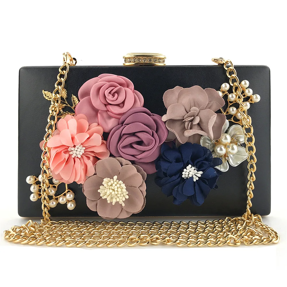 

Evening Bags Shoulder Chain Party Handbags Box Hollow Out Fashion Women Clutch Crystal Small Purse Wedding Birthday Gift