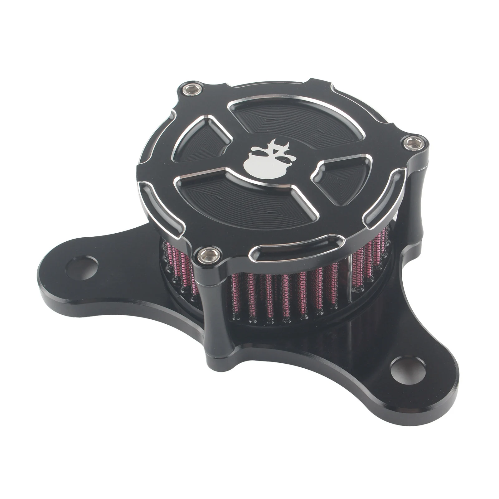 Комплект системы впускного фильтра воздухоочистителя мотоцикла для Harley Dyna FXDLS