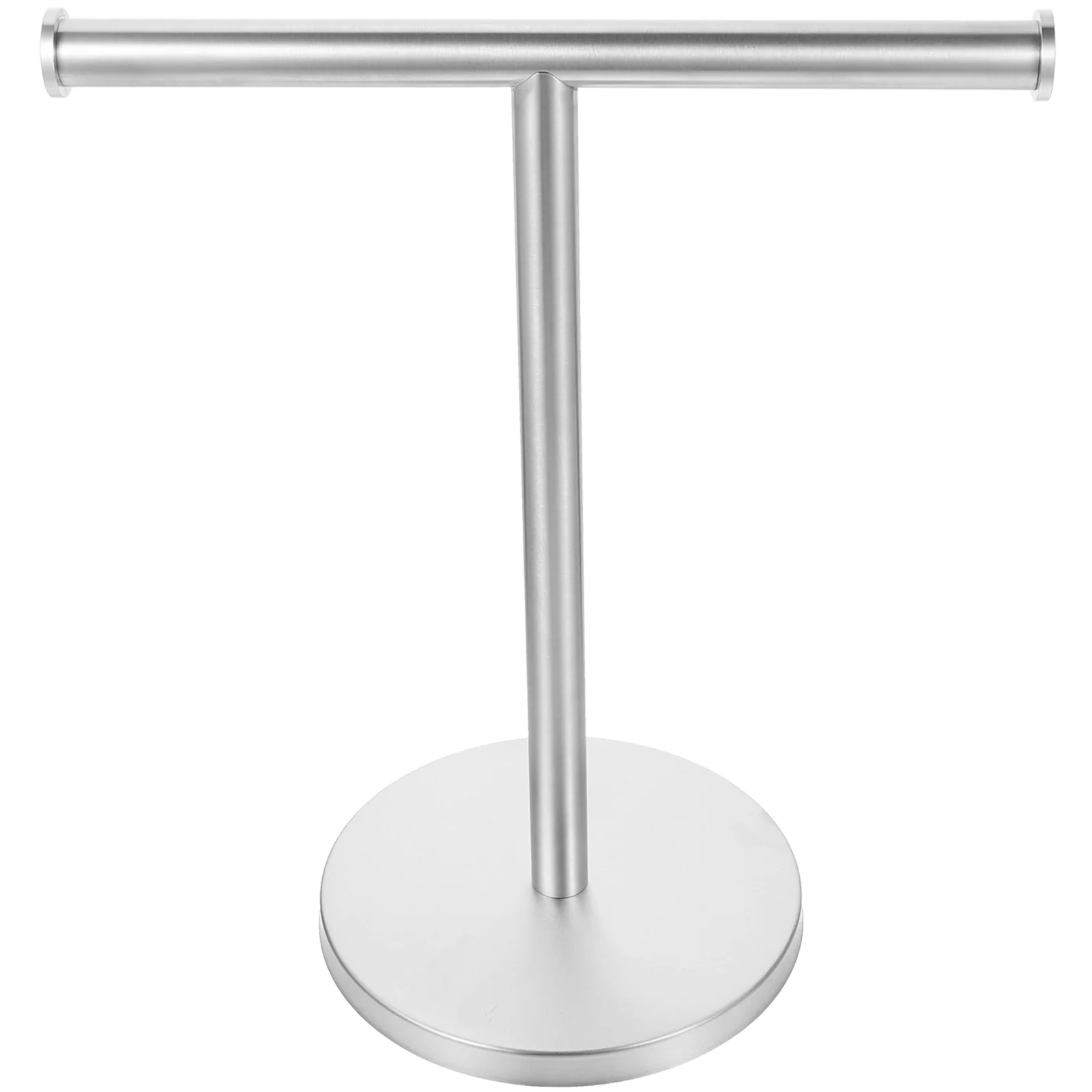 

Vertical Towel Rack Earring Display Stands Bathroom Holder Balanced Base Bar Stainless Steel Kitchen Round
