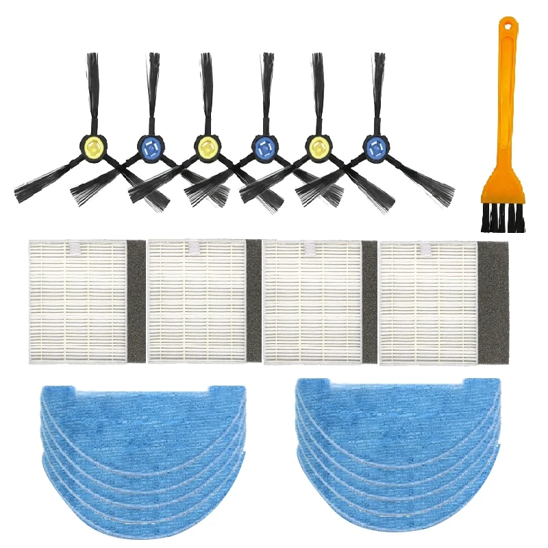 

Robot Vacuum Cleaner HEPA Filter Side Brush Mop Cloth For Ilife V8 V8S X750 A7 X800 X785 Robot Parts Accessories