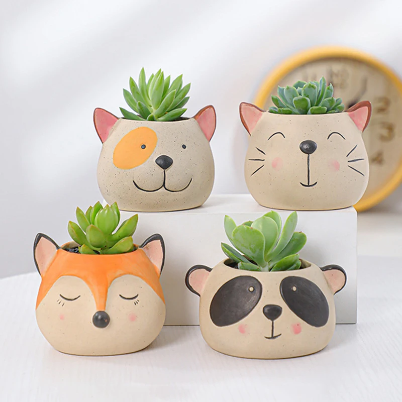 

Античное матовое керамическое мини-украшение для сада