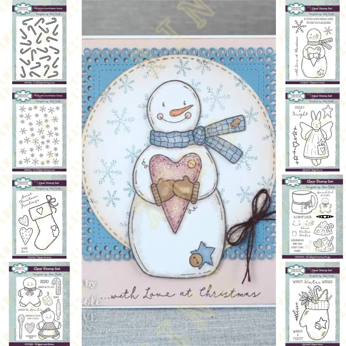 

New Christmas Mugs Bunny Snowman Mittens Candy Cane Clear Stamps Scrapbook Diary Decoration Embossing Template Diy Greeting Card