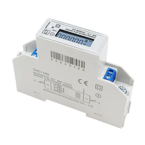 Многофункциональный счетчик часов ватт на DIN-рейку 100A RS485 MODBUS RTU 230 В SDM120 V A PF Гц