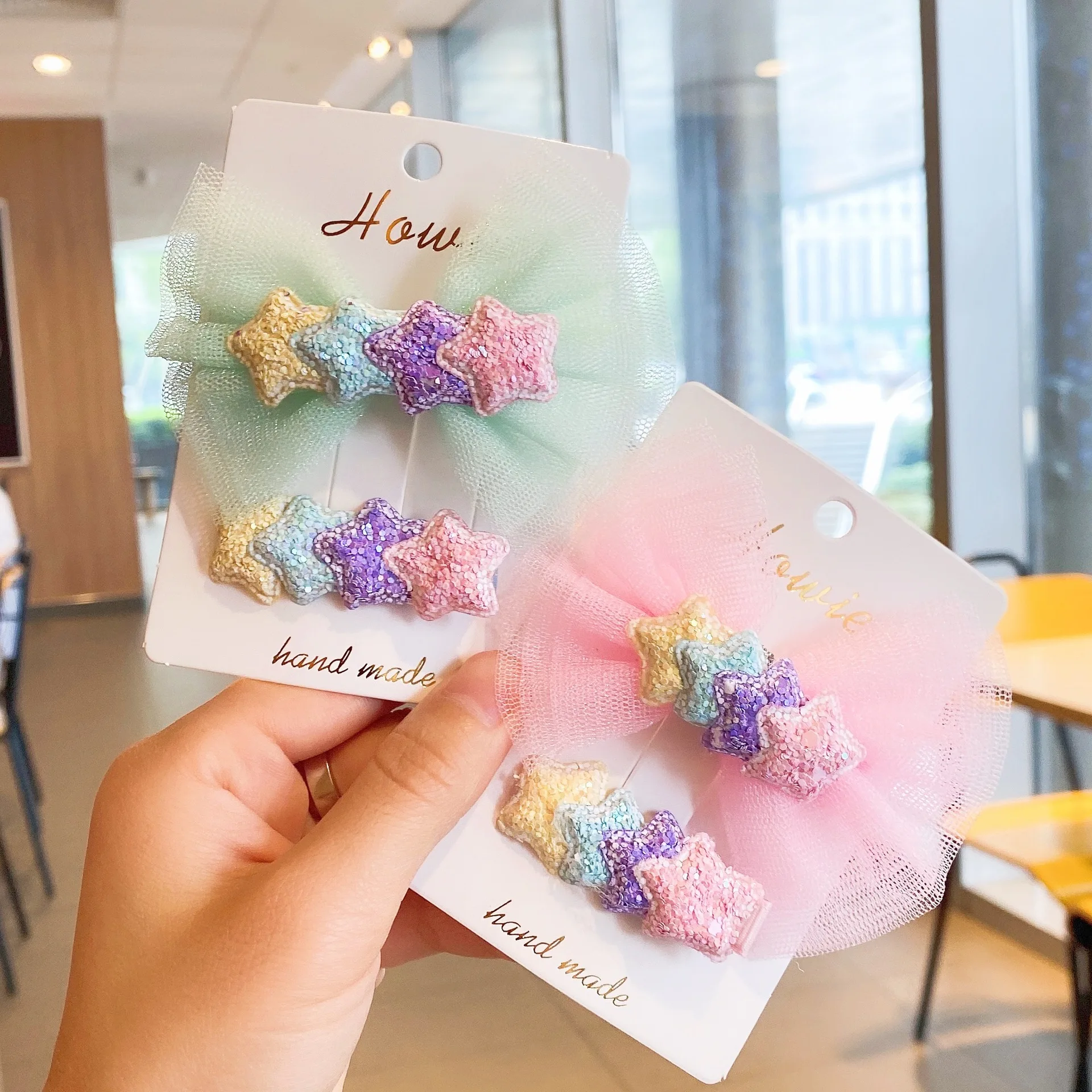 

2 шт., детские заколки для волос с бантом