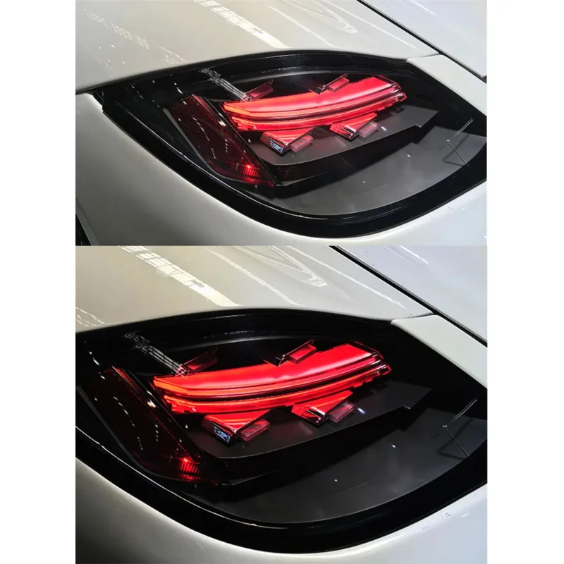 Автомобильные светодиодные задние фонари для Porsche Cayman 987 в сборе 2009-2012 боксер DRL