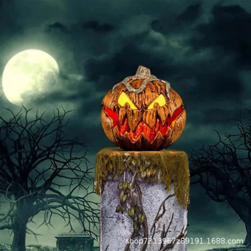 

Halloween Pumpkin Head Halloween Rise and Fall Making Scary Sounds Pumpkin Head Halloween Decoration pumpkins decorations