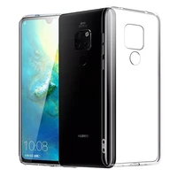 silicone phone case for huawei mate 20 pro lite mate20 x soft tpu cover clear transparent 360 full protective back gel conques