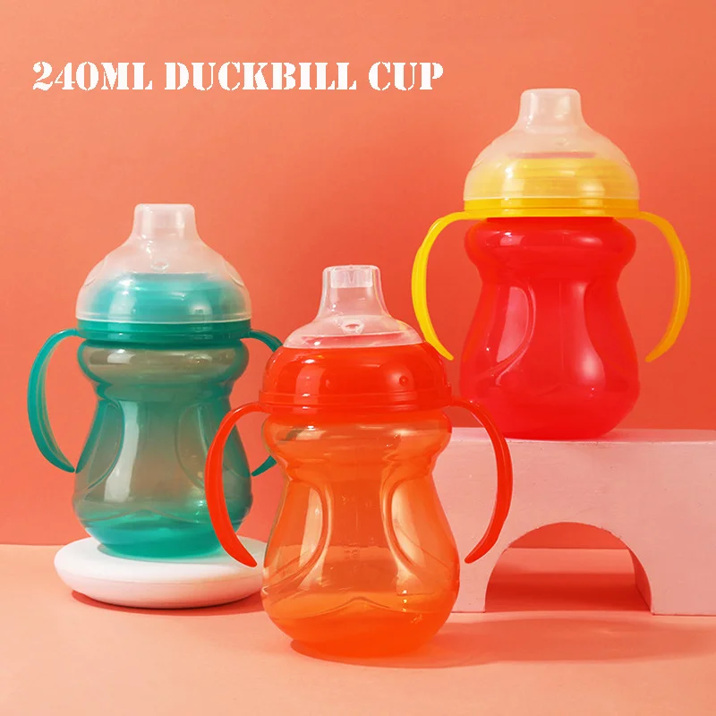 Wide Mouth Water Bottle For Kids Spill Proof Baby Trainer Dr