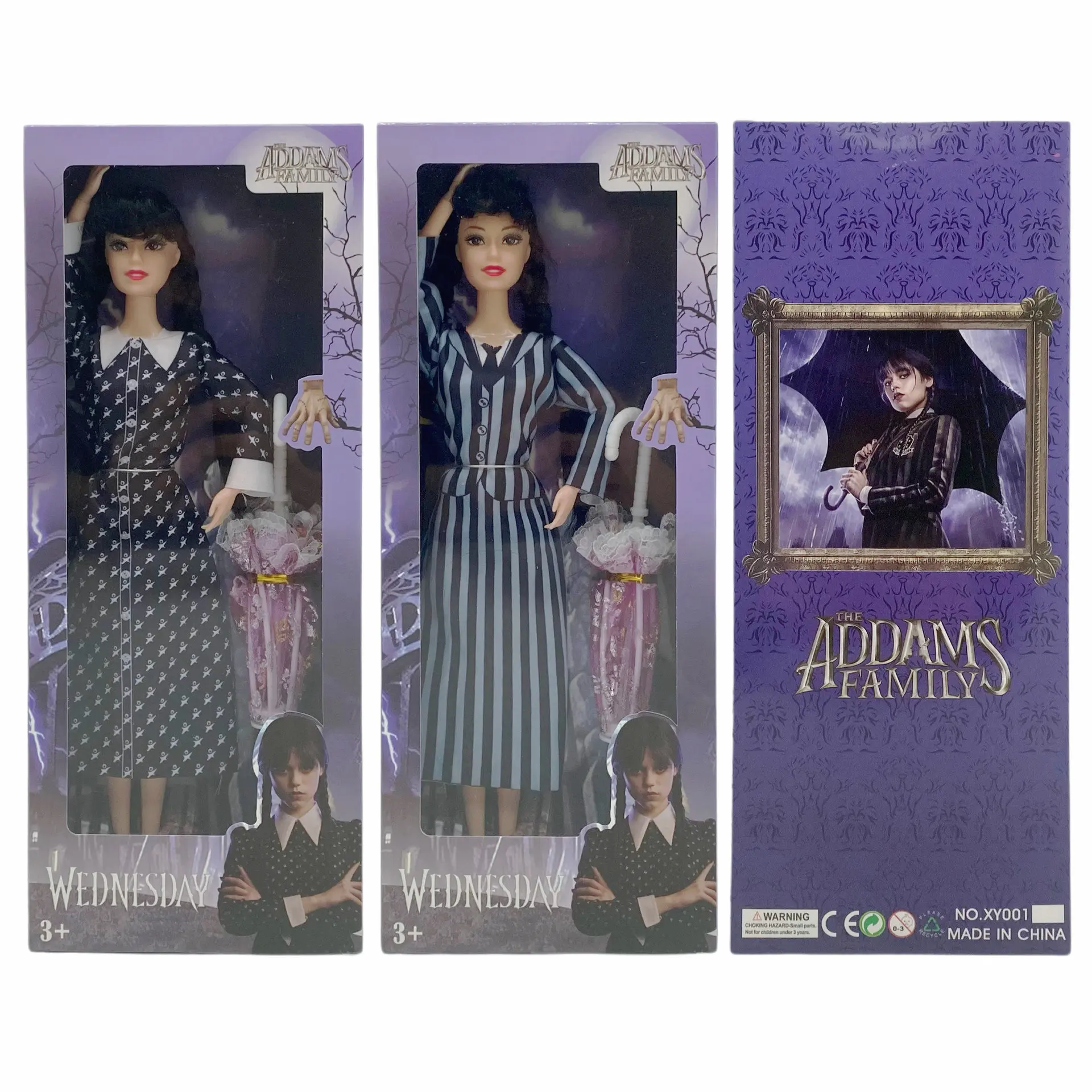 

Wednesday Addams Figure Model Toy Hot U.S. Drama Addams Family Moveable Joint Dolls Room Decoration Peripheral Toys Kids Gifts