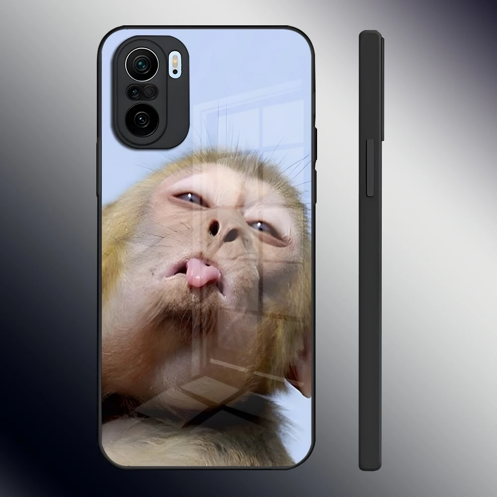 Закаленное стекло в виде обезьяны для Redmi 13 12 13c 12c Note Pro Plus 11 10 12s 11s