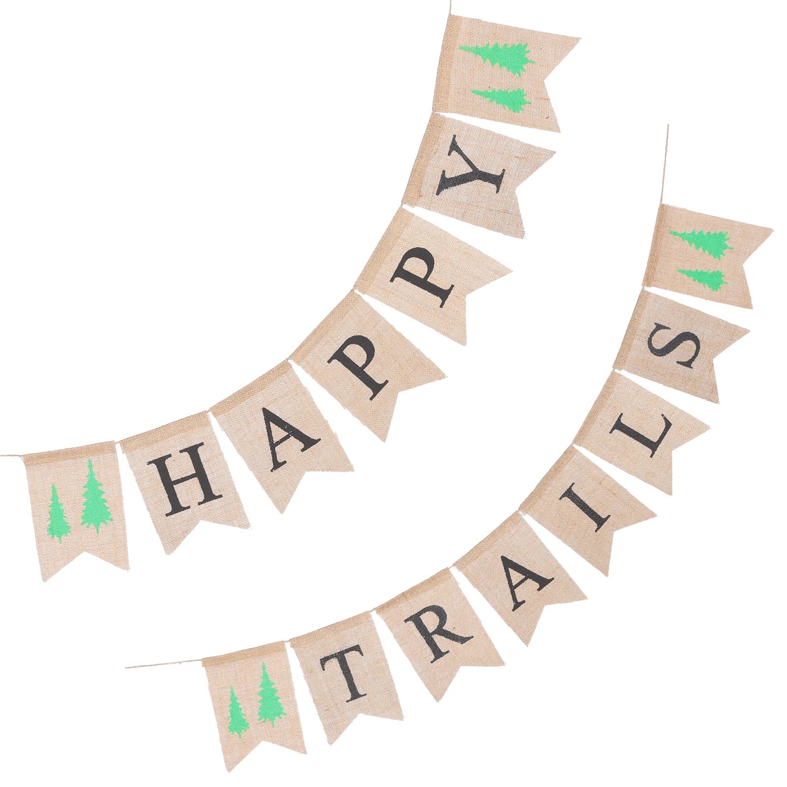 

Bunting Banner Baby Birthday Swallowtail Hanging Garland Dovetail Party Decoration Flag Flags Linen