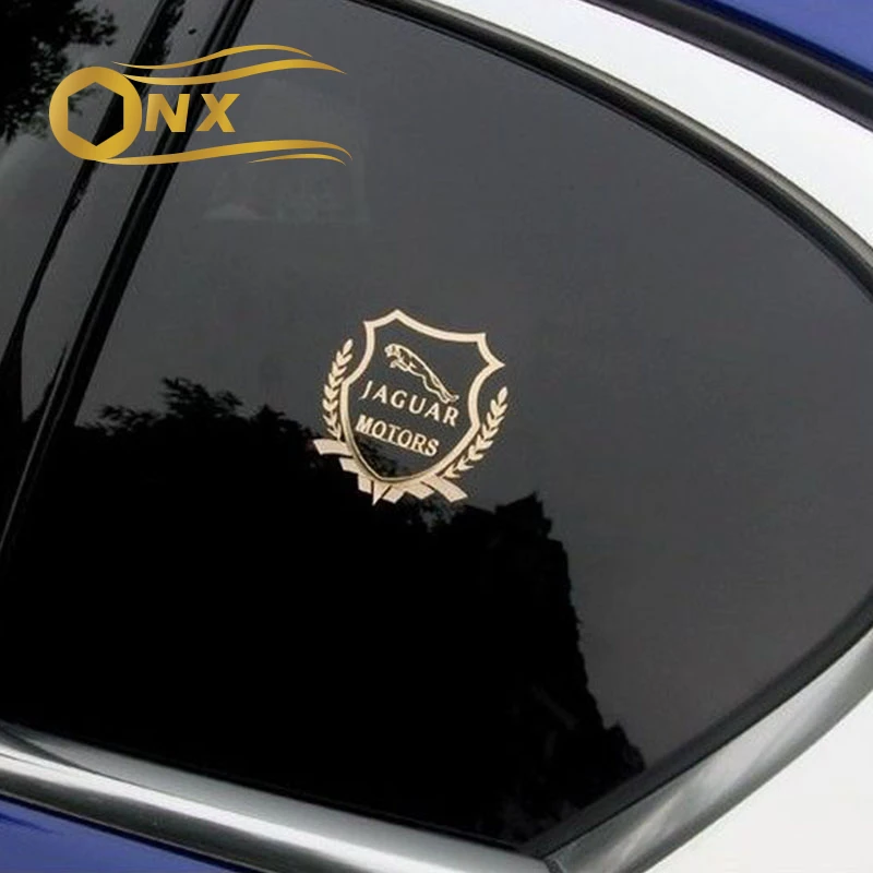 

2PCS Car window side standard modified C-pillar decorative sticker For Jaguar XFL XJL XEL F-PACE