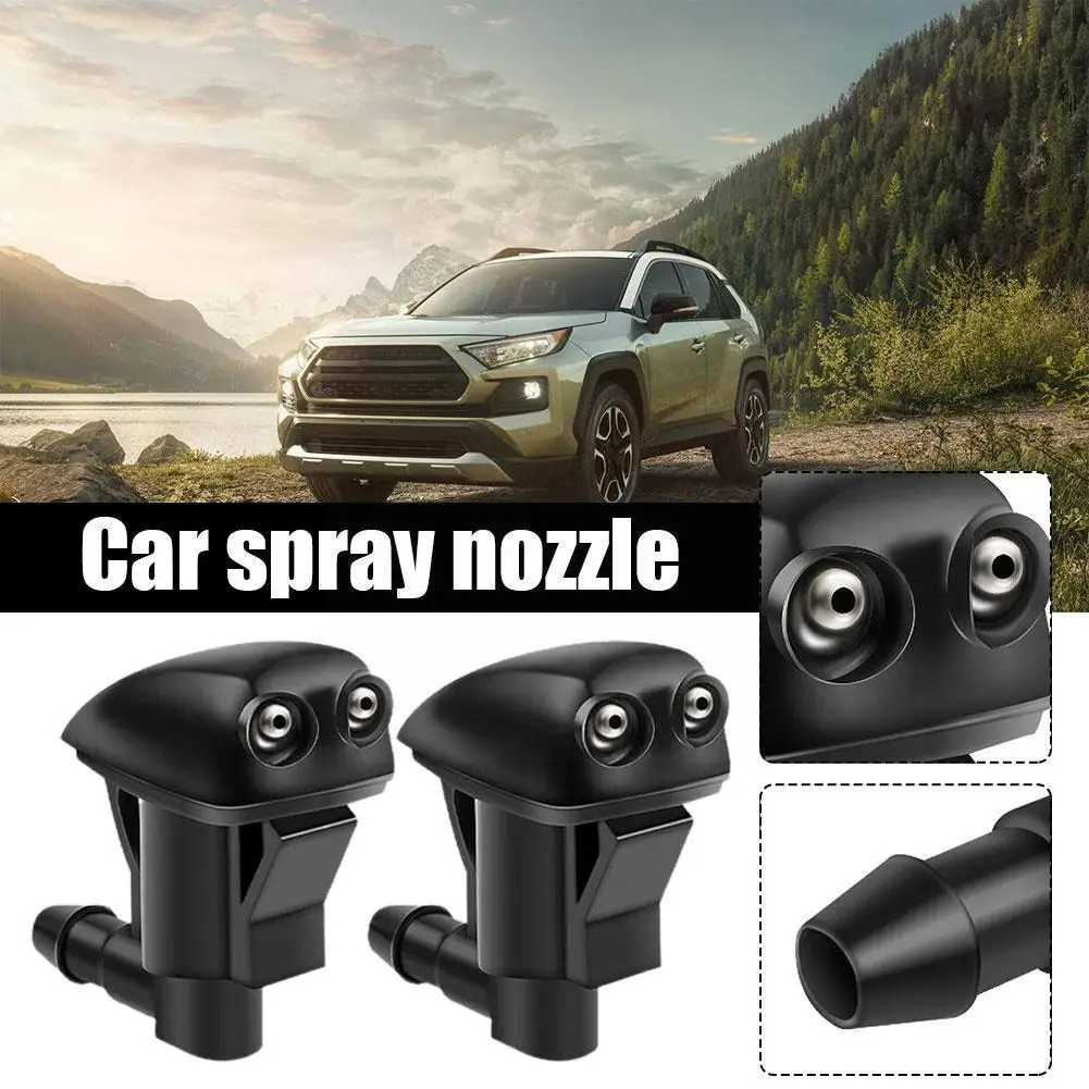 

Car Universal Front Windshield Washer Wiper Nozzle Jet Sprayer Sprinkler Water Spout Outlet Adjustment For Toyota Mazda I3F4