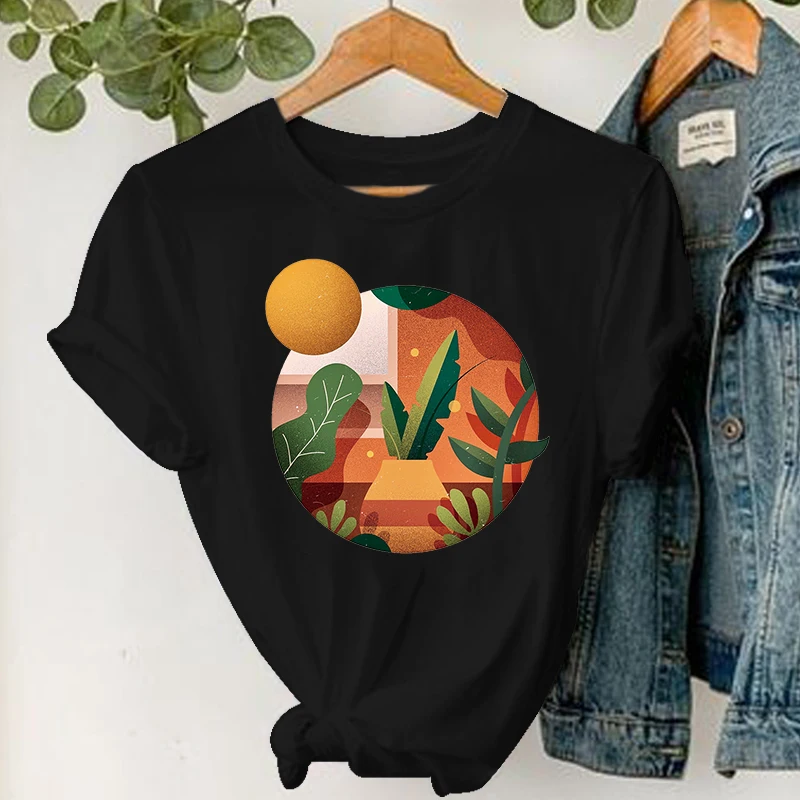 

Harajuku Short Sleeve Ladies T-Shirt O-Neck Art Print Women T shirt Summer Hip Hop Casual Streetwear Clothes female Tee Shirt