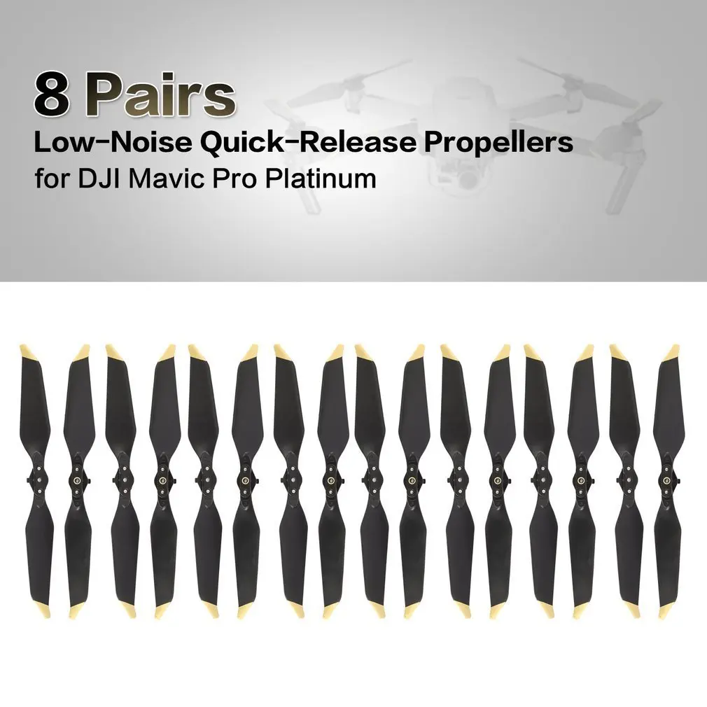 

8 Pairs 8331 Low-Noise Quick-Release Replacement Blade Props Propeller for DJI Mavic Pro Platinum Drone RC Accessories
