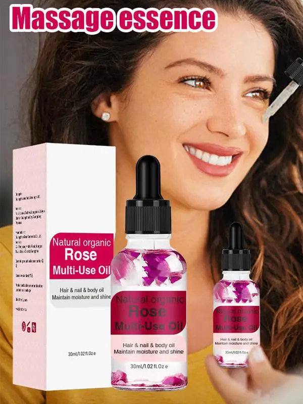 

Эфирные масла розы 30 мл, увлажняющий уход за волосами, приятный аромат, многофункциональная розовая эссенция, подходит для всех типов кожи