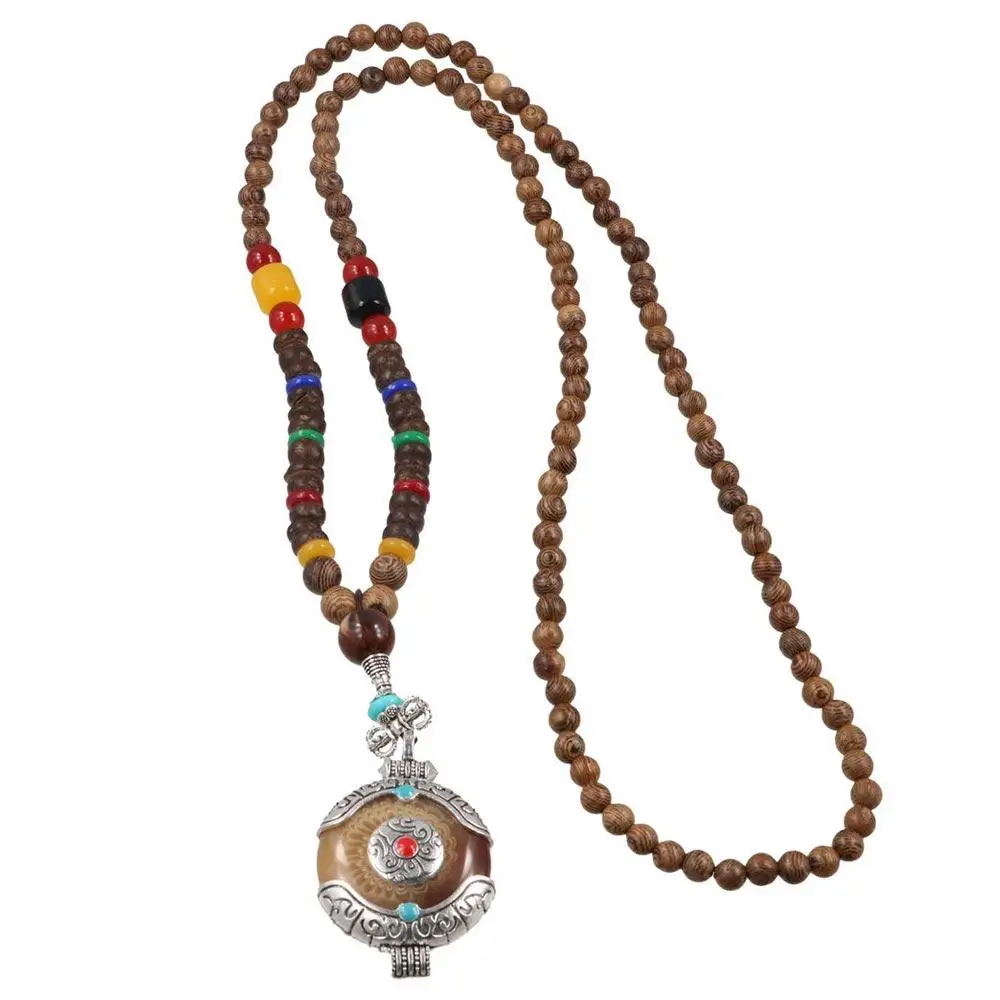 Нефритовый кулон вечерние украшения счеты слон женское ожерелье деревянное из