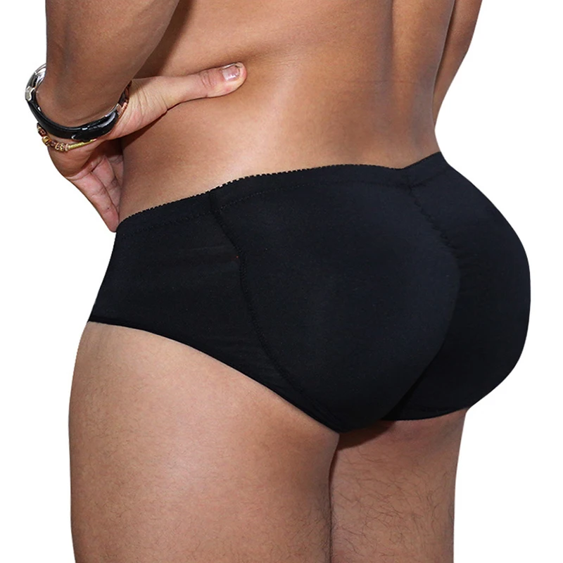 

Мужское нижнее белье с большой попой, подтягивающее попу, формирующее белье, трусы, увеличивающие попу, съемные подушечки, плюс размер, S-6XL, м...