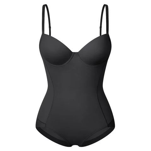Mulheres Shapewear Bodysuits Treinador de cintura colete Slim Full Corpody Shaper Bra embutido Camisole Tops Controle de barriga de barriga